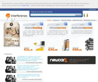 Interferenza.com(Web Hosting) Screenshot