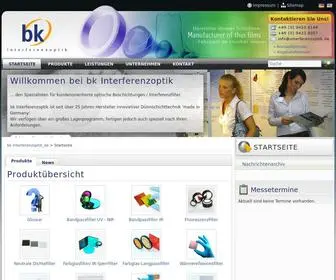 Interferenzoptik.de(Startseite) Screenshot