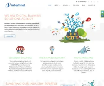 Interfinet.com(Ecommerce Web Apps Development) Screenshot