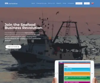 Interfishmarket.com(Online seafood trading market) Screenshot
