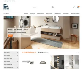 Interfitco.com(Online Shop for Blum Furniture Fittings) Screenshot