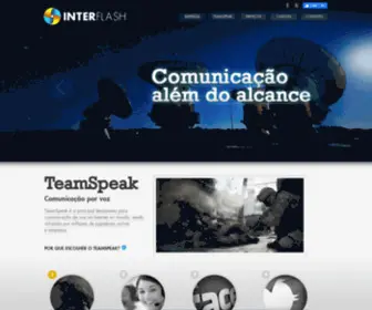 Interflash.com.br(Hospedagem de TeamSpeak) Screenshot