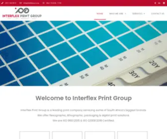 Interflexsa.co.za(Interflex Print Group) Screenshot