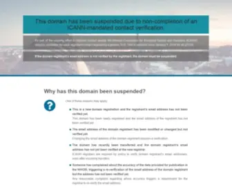 Interfloors.net(This domain has a pending ICANN verification and) Screenshot