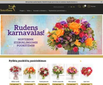 Interflora.lt(Gėlių pristatymas) Screenshot