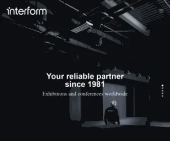 Interform.gr(Exhibitions & conferences worldwide) Screenshot