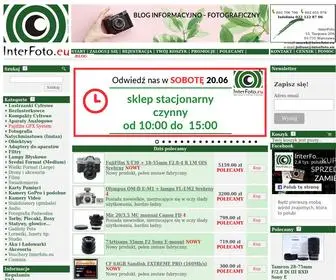 Interfoto.com.pl(INTERFOTO Sklep i komis fotograficzny z tradycjami) Screenshot