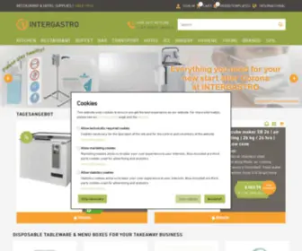 Intergastro.com(Catering Equipment & Supplies) Screenshot