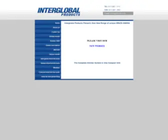 InterGlobal.co.za(Steel kitchen units & cabinets) Screenshot