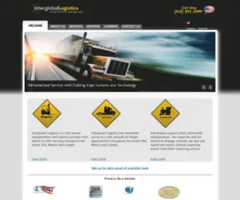 InterGlobalinc.com(Interglobal Logistics) Screenshot