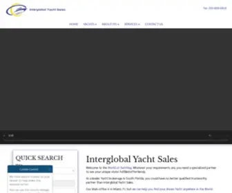 InterGlobalys.com(Interglobal Yacht Sales) Screenshot