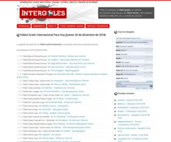 Intergoles.info(Futbol Internacional) Screenshot