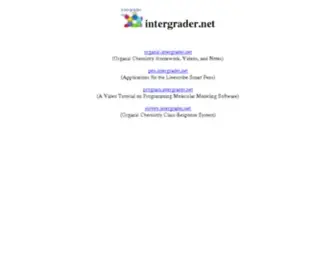 Intergrader.net(Organic chemistry homework) Screenshot