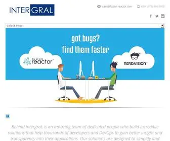 Intergral.com(Deliver features faster and spend less time maintaining your applications) Screenshot