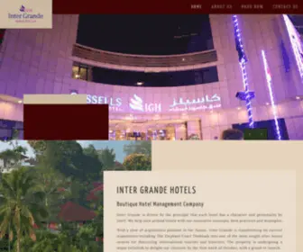 Intergrandehotels.com(Inter Grande Hotel) Screenshot