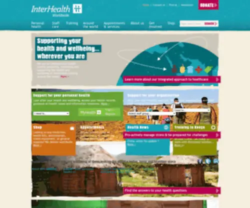 Interhealth.org.uk(Home) Screenshot