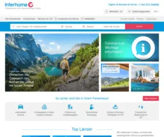 Interhome.at(Ferienhäuser & Ferienwohnungen mieten) Screenshot