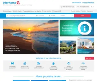 Interhome.be(Bijna 40.000 vakantiewoningen) Screenshot