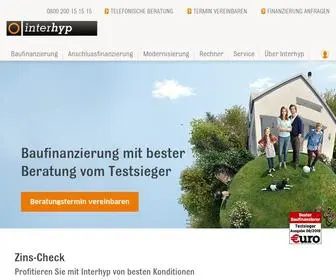 Interhyp.de(Finanzierung beim Testsieger in der Kategorie Vermittler (Euro 08/2022)) Screenshot