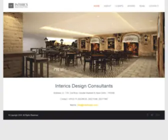 Intericsdc.com(Interics Design Consultants) Screenshot