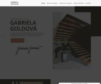 Interiery-Goldova.cz(Studio Goldová) Screenshot