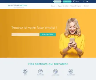 Interim-Nation.fr(Intérim Nation) Screenshot