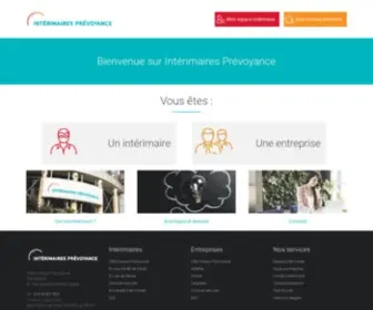 Interimairesprevoyance.fr(Accueil) Screenshot