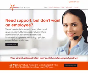 Interimbusiness.com.au(Virtual Assistant Melbourne) Screenshot