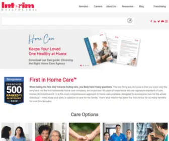Interimhealthcare.com(Home Healthcare Agency) Screenshot