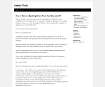 Interio-Tech.com(Interio Tech) Screenshot