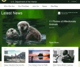Interior.gov(Department of the Interior) Screenshot