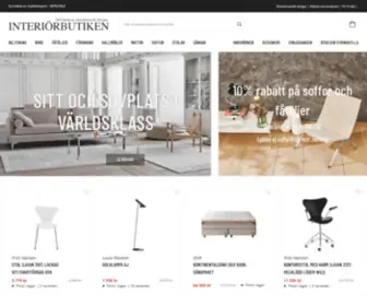 Interiorbutiken.se(Designmöbler på nätet) Screenshot