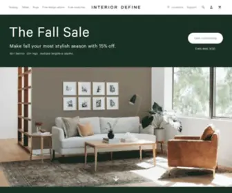 Interiordefine.com(Custom-Made Sofas) Screenshot