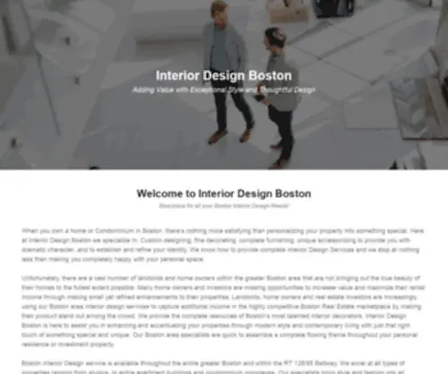 Interiordesignboston.com(Interior Design Boston MA) Screenshot