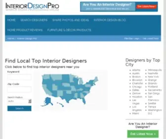 Interiordesignpro.org(Interior Design Ideas and Tips) Screenshot