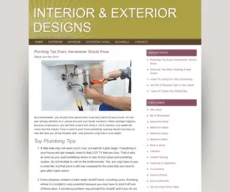 Interiorexteriordesigns.com(The Design Ideas of Your Home) Screenshot