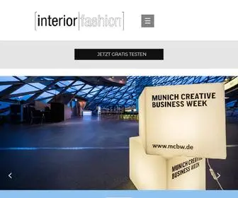 Interiorfashion.de(Interior fashion) Screenshot