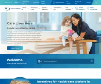 Interiorhealth.ca(Interior Health) Screenshot