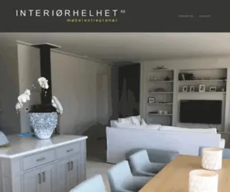 Interiorhelhet.no(Møbelentreprenør) Screenshot