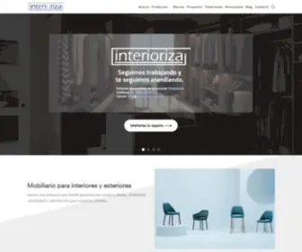 Interioriza.com.mx(Inicio) Screenshot