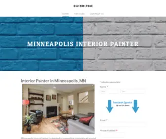 Interiorpainterminneapolis.com(MINNEAPOLIS INTERIOR PAINTER) Screenshot