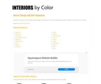 Interiorsbycolor.com(Interior Design and Color Inspiration) Screenshot