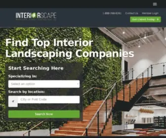 Interiorscape.com(Interior Landscaping Company Directory) Screenshot