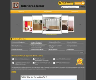 Interiorsdecor.co.in(MSG Life Style India Private Limited) Screenshot