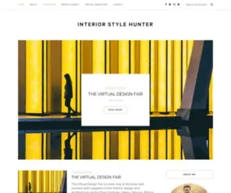 Interiorstylehunter.com(A luxury interior design blog) Screenshot