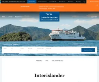 Interislander.co.nz(Interislander) Screenshot