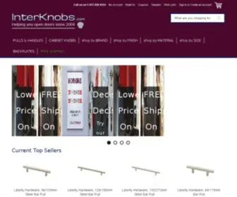 Interknobs.com(Cabinet Knobs) Screenshot