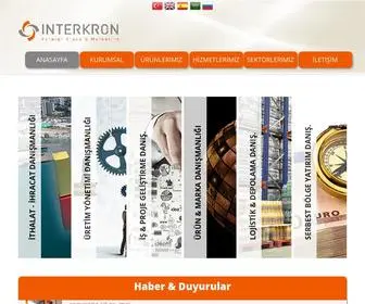 Interkron.com(İnterkron) Screenshot