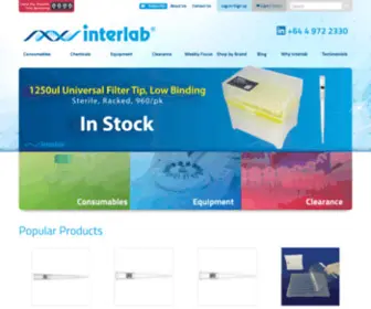 Interlab.co.nz(Interlab NZ) Screenshot