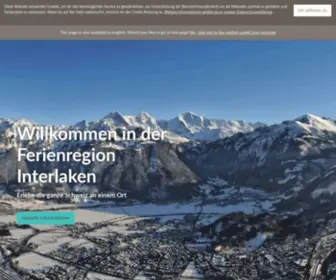 Interlaken.ch(Ferienregion Interlaken) Screenshot
